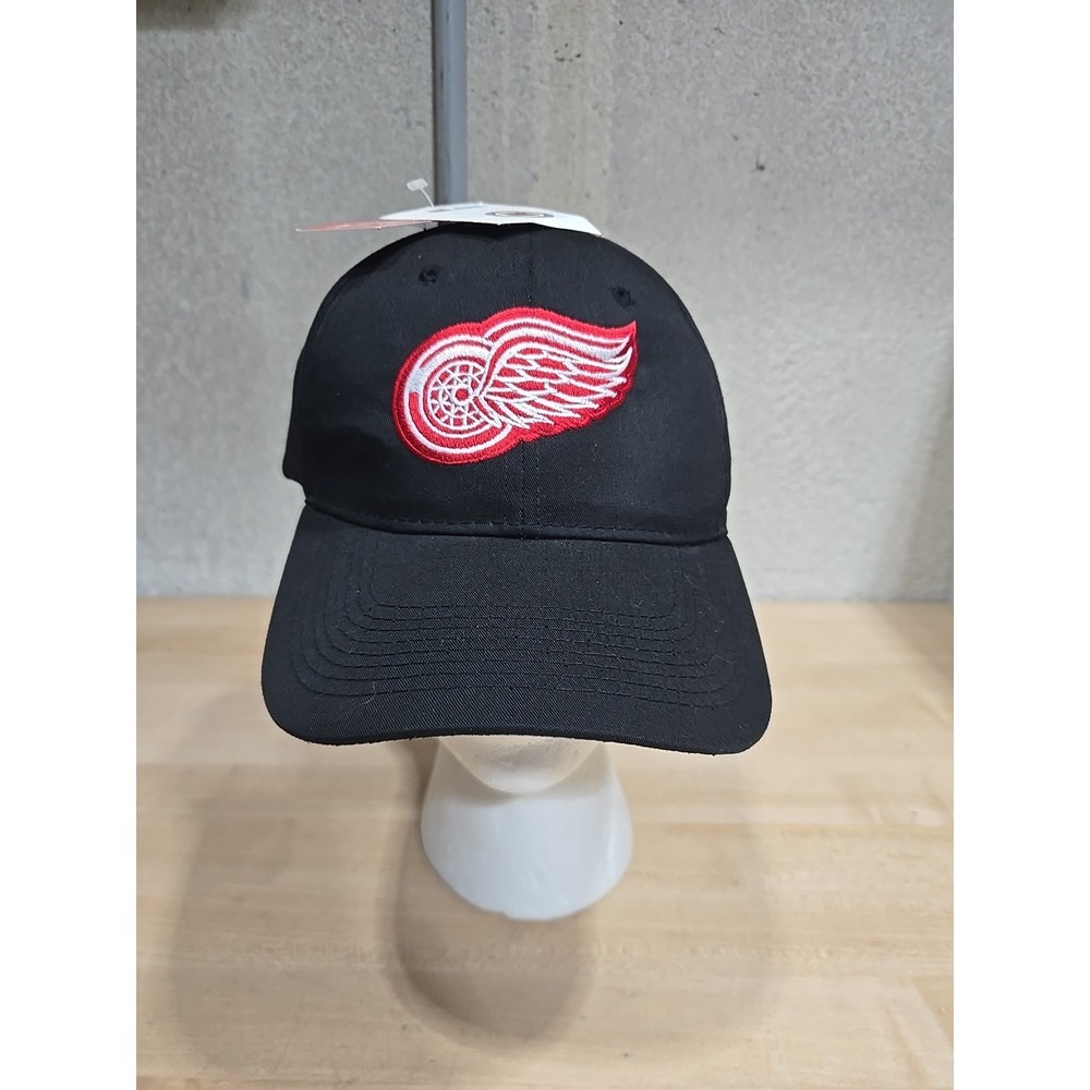 Vintage Detroit‎ Red Wings Twins Enterprise Snapback Cap Hat 90s New NWT Logo